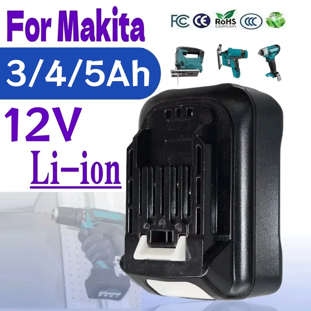 For Makita BL1021B BL1041B BL1015B BL1020B BL1040B Rechargeable 4.0Ah/5.0Ah Battery Power Tools Replaceable 12V 3000mAh Battery