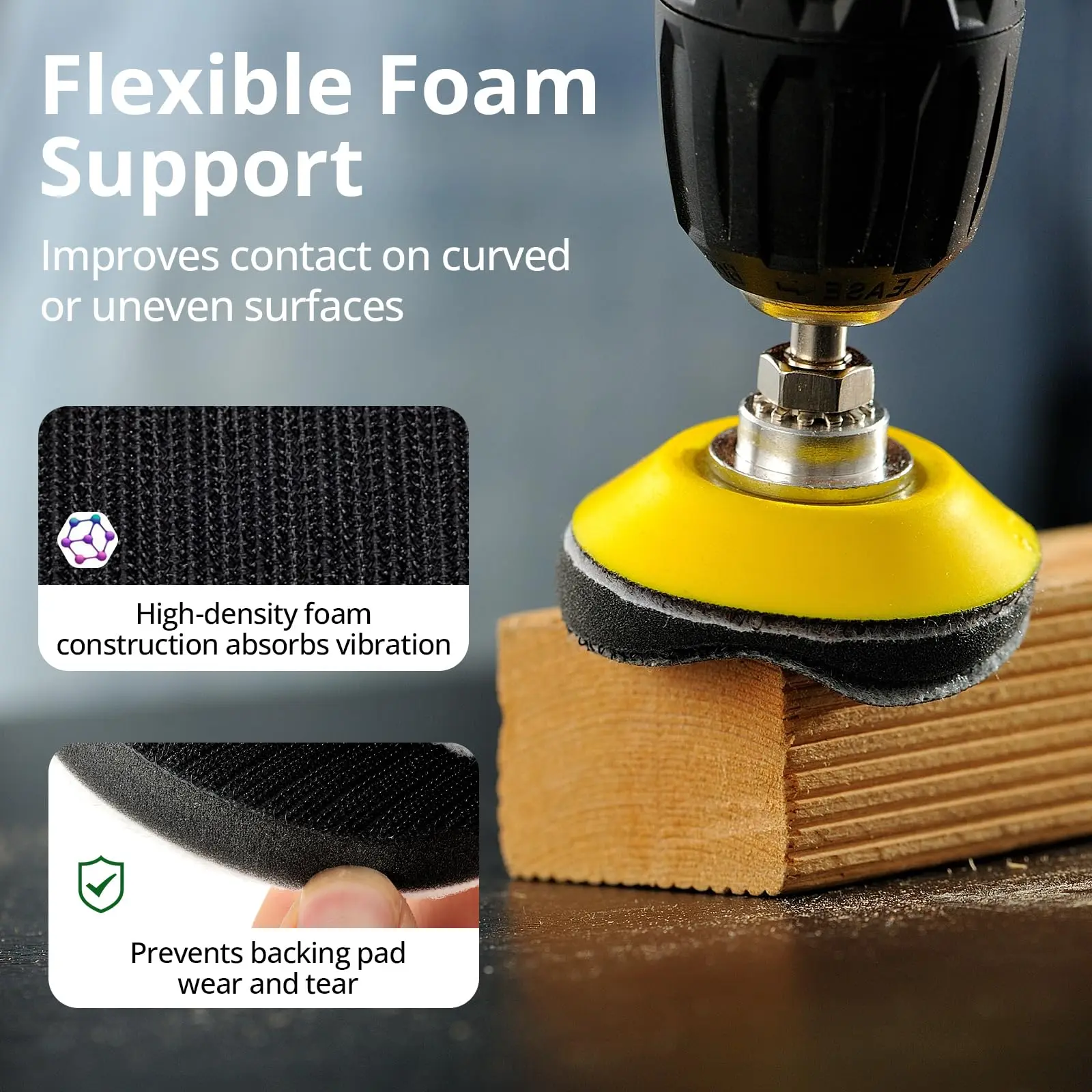 2-Zoll-Nass- und Trockenschleifpapier 2/3/180/188 Stück, sortiert 60 bis 10.000 Körnungen mit 1/8 Zoll 1/4 Zoll Schaft-Polierpads zum Polieren von Autos