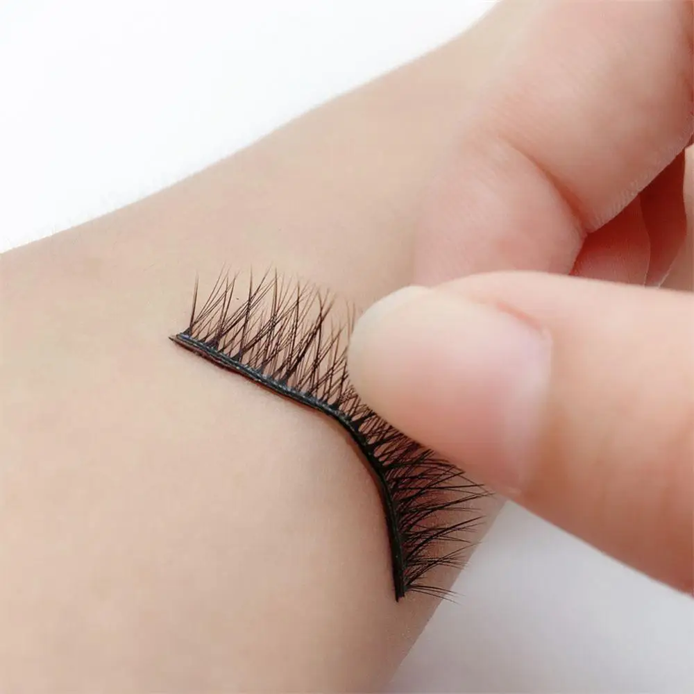 Eye Lashes Glue Strips Double Self-Adhesive Glue-Free No Eyelash Glue Strip False Eyelashes Hypoallergeni Makeup Tools