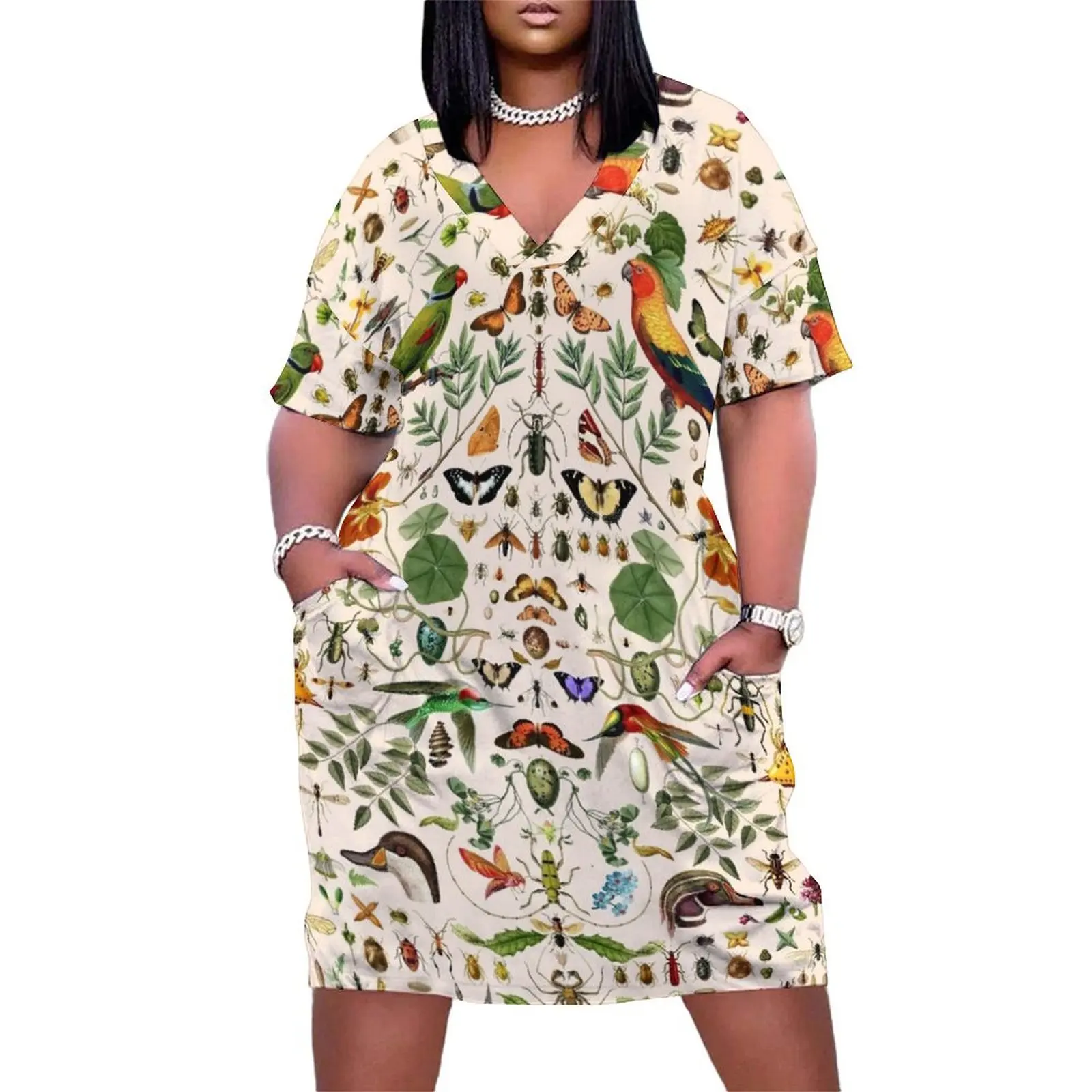 Biology 404 Loose Pocket Dress women