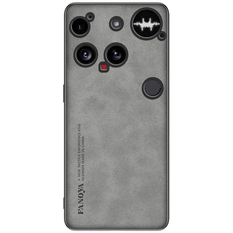 Custodia in pelle di lusso retrò in pelle per niente telefono 3 NothingPhone3 5G Custodia morbida in silicone opaco antiurto