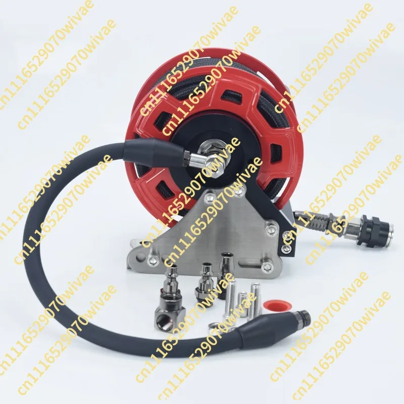 Off-road vehicle dedicated air pump extension tube reel braided air pipe with high pressure resistance