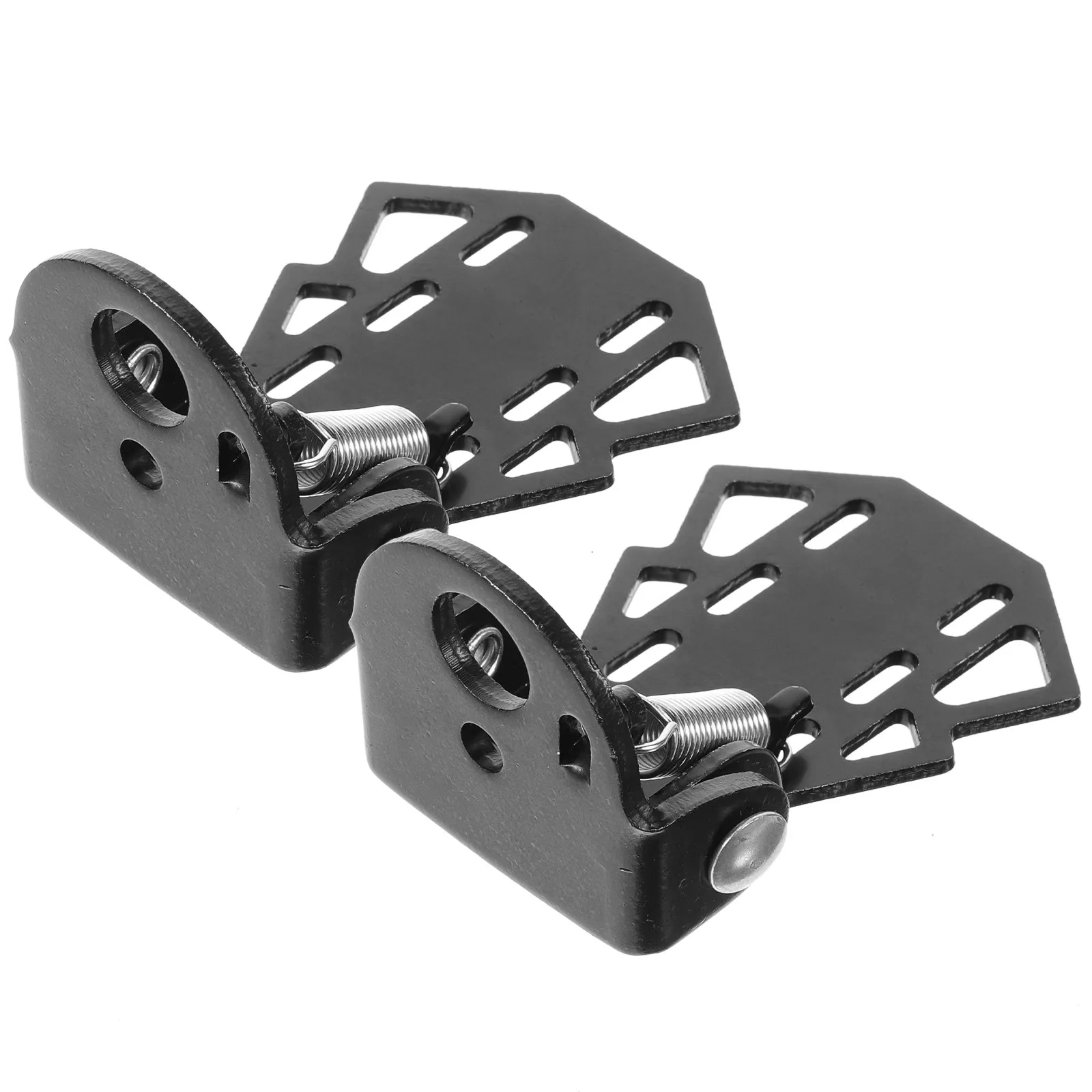 

2Pcs Metal Folding Bicycle Rear Pedals Non-Slip Rear Seat Footrests for Universal Bike Road Track Cycling Compact