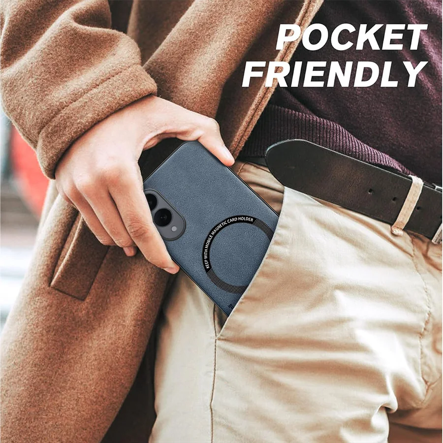 Magnetic Retro Leather Soft Case For Samsung Galaxy 25 24 23  22 21 20 Puls Ultra Wireless Charging Phone Case Cover