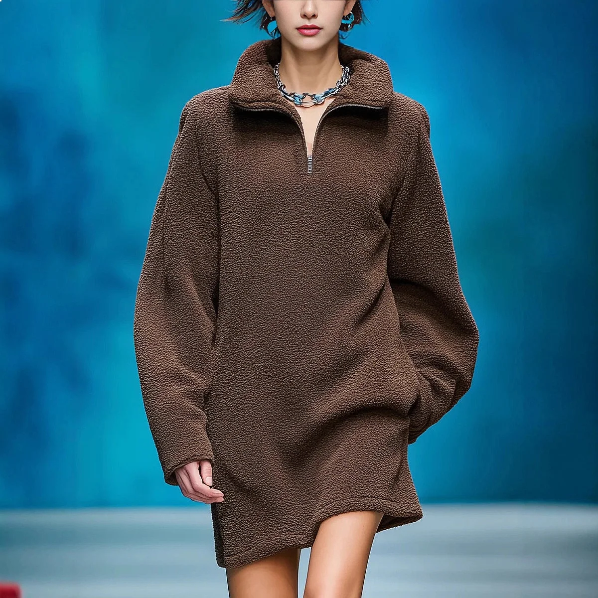 

Cozy Fleece Hoodie Women Winter Warm Fuzzy Hooded Sweatshirt Casual Tops Spring Summer