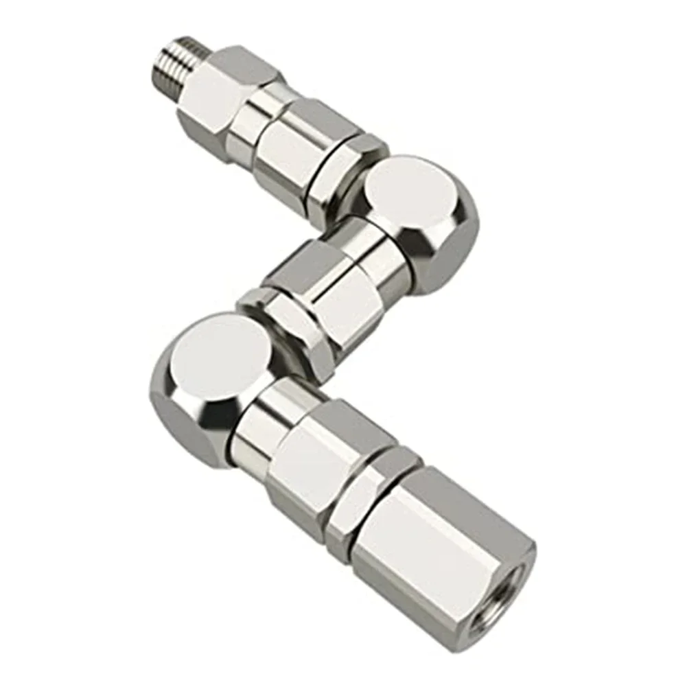 

10x2x10cm 360 Rotation Swivel 360 Degree Swivel Joint For Sprayers Stainless Steel Swivel Long-lasting Construction
