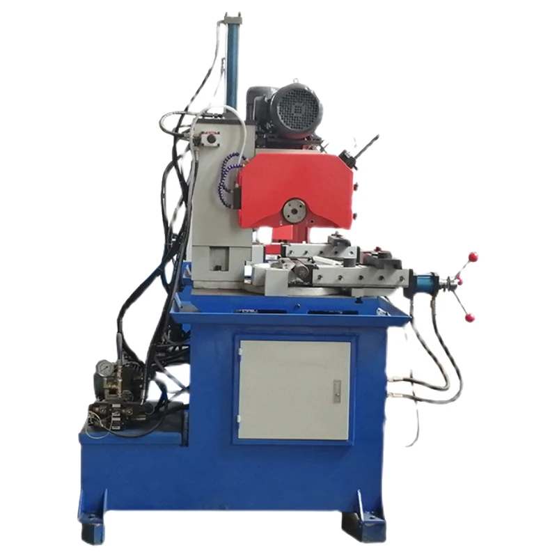 STR High-efficiency 425Y Hydraulic Semi-Automatic 45-Degree Burr-Free Cutting Round Pipe Cutting Machine