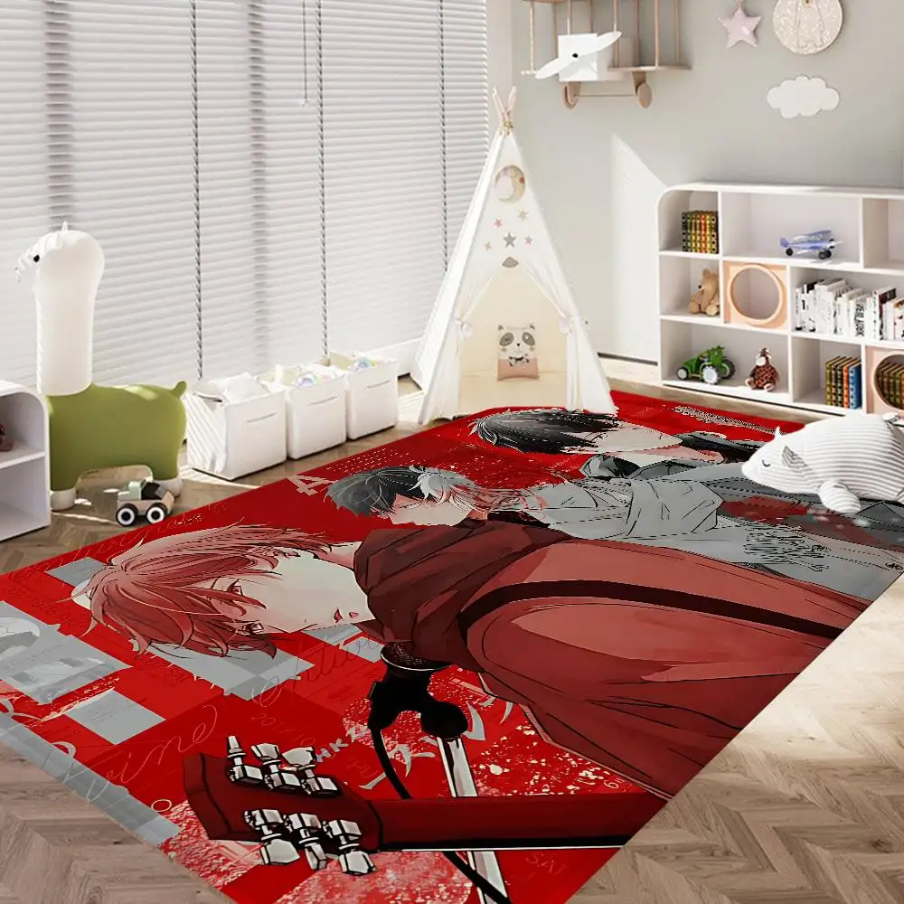 Japanses Given Anime Door Mat Nordic Style Bedroom Living Room Doormat Home Balcony Anti-Slip Alfombra