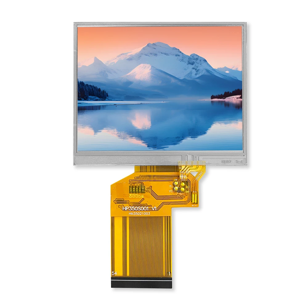 3,5 inch TFT LCD-displaymodule IPS HD Volledige weergave 320 * 240 24-bit RGB-interface ST7272A Driver 54PIN