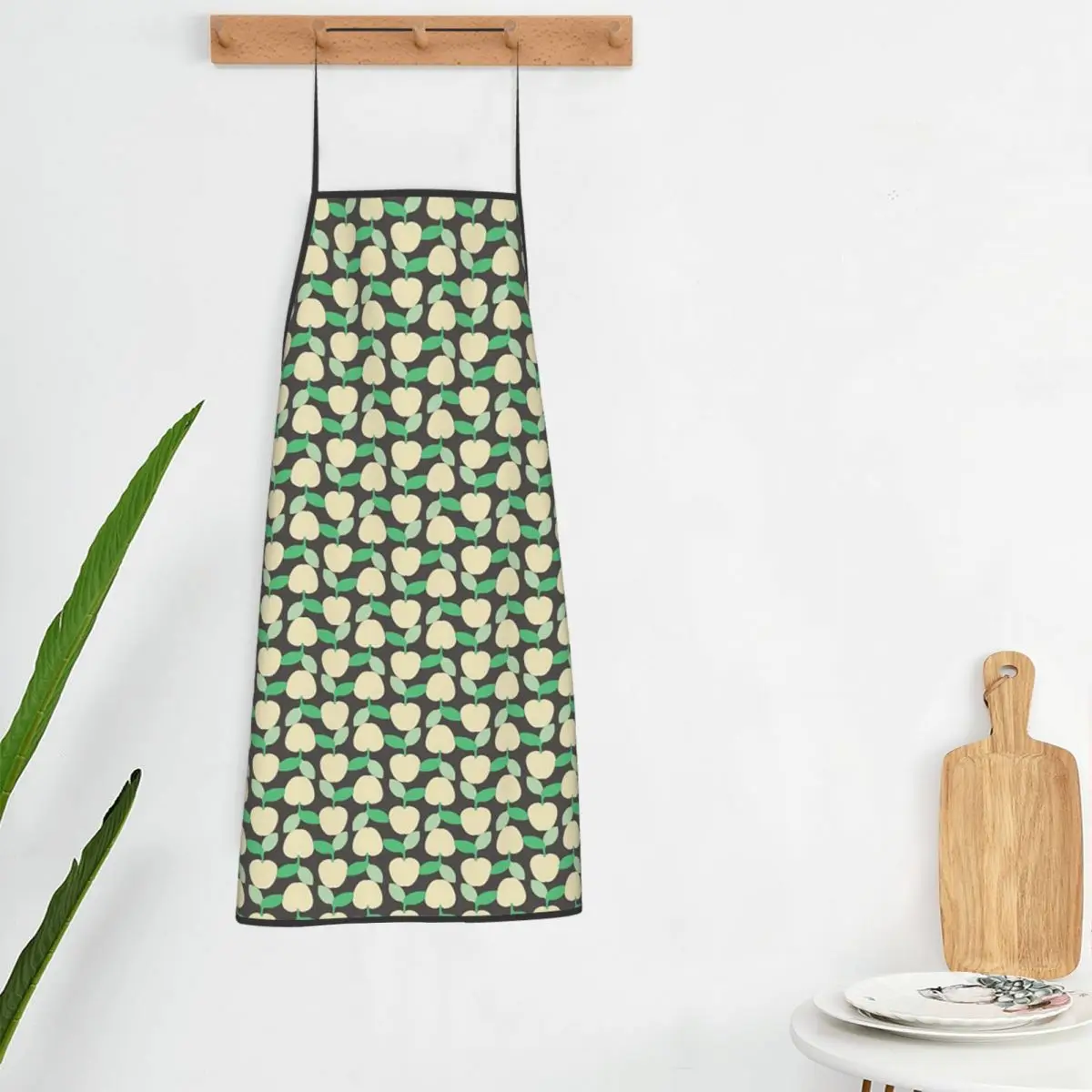 Orla Kiely Multi Stem Scandinavian Floral Apron Chef Cooking Tablier Sleeveless Bib Kitchen Cleaning Pinafore for Women Men