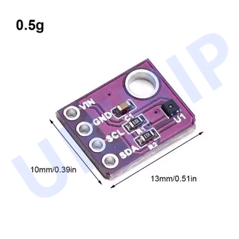 High-Precision SHT41 Temperature and Humidity Sensor Module for IoT, HVAC, and Environmental Monitoring