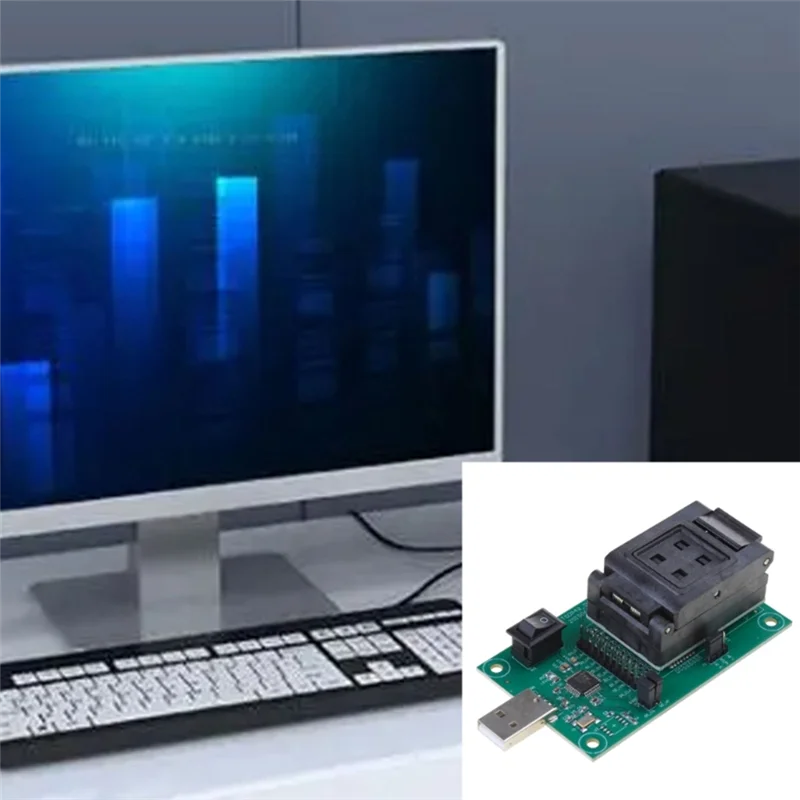 

Best-Stable EMMC153/169 USB Chip Test Stand USB Programming Stand For Accurate Data Recovery And Electronic Repair