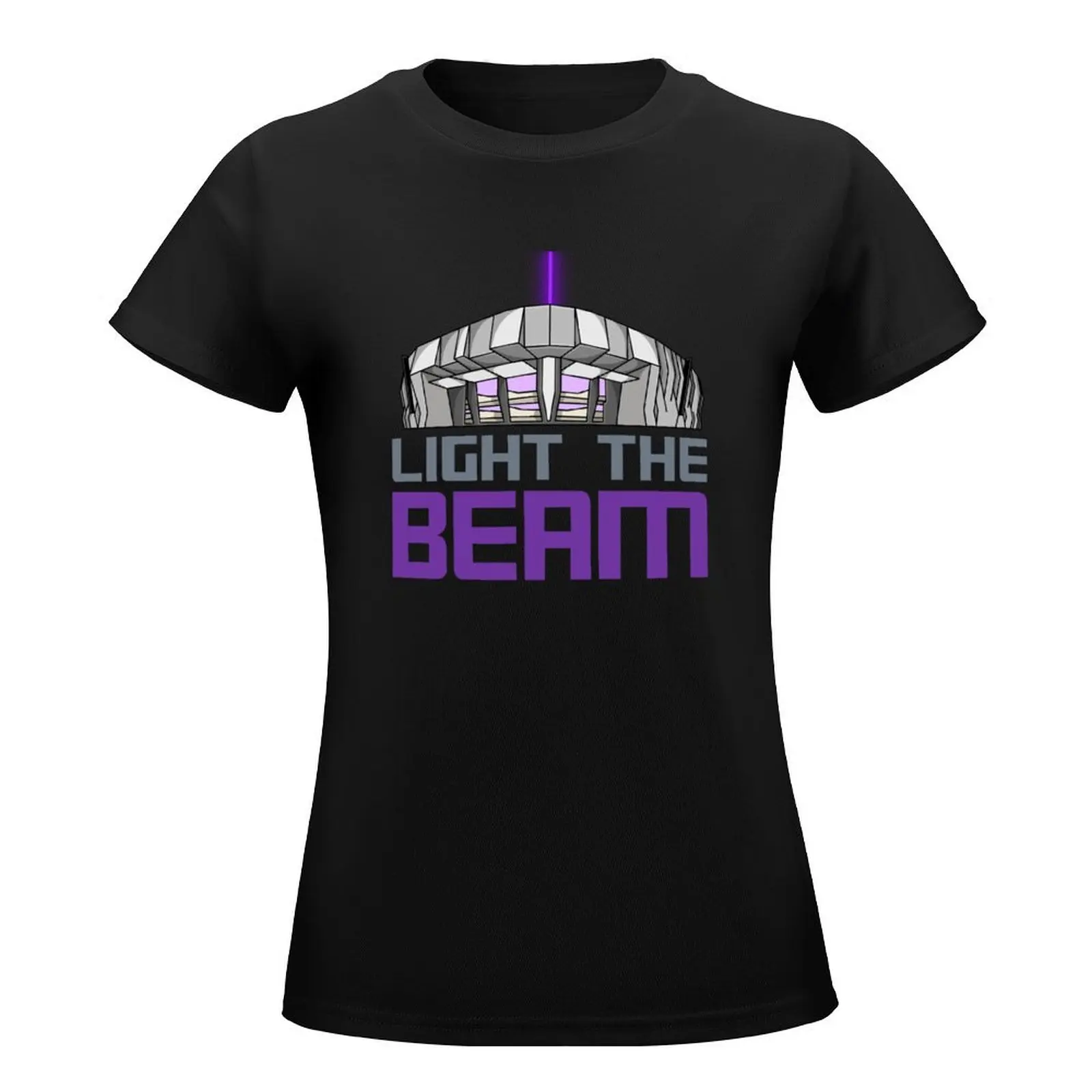 Light The Beam - Sacramento Basketball T-Shirt animal print shirt for girls Blouse Woman fashion