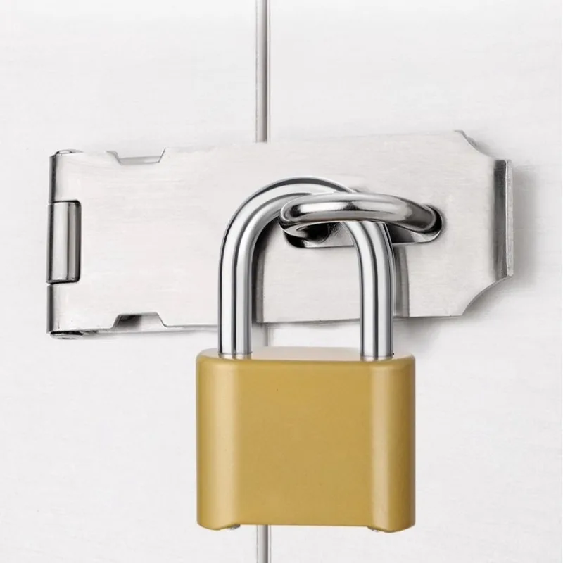 1Pc Short/Long Zinc Alloy 4 Digit Multifunctional Security Padlock, Combination Lock for Gym Locker, Drawer, Luggage, Cabinet, T