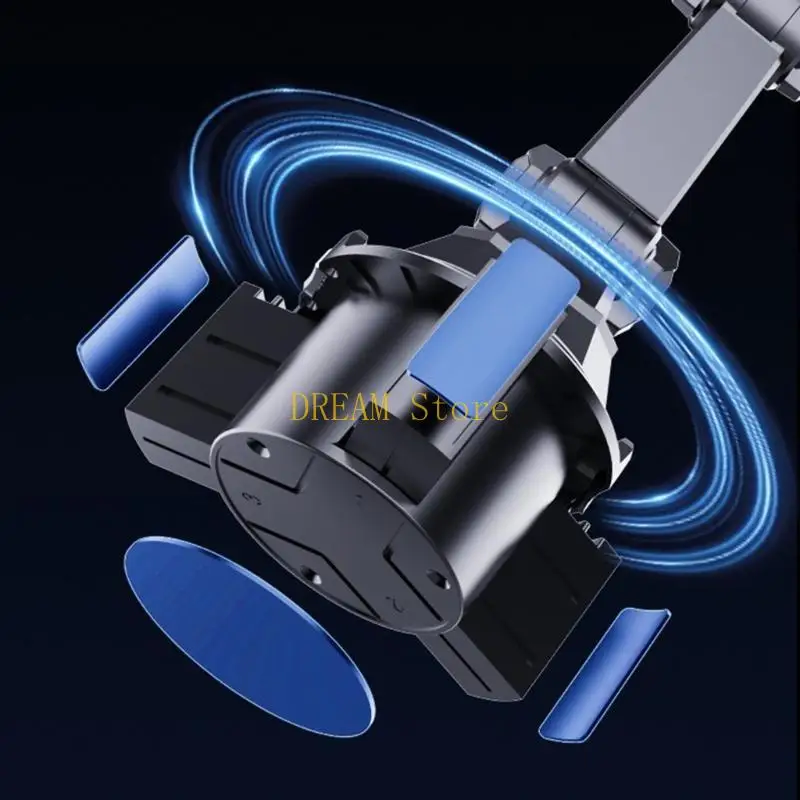 

2 in 1 Car Cupholder Phone Stand Expandable Base 360 Degree Rotation Neck Holds 4-7 Inch Smartphones and Various best sale