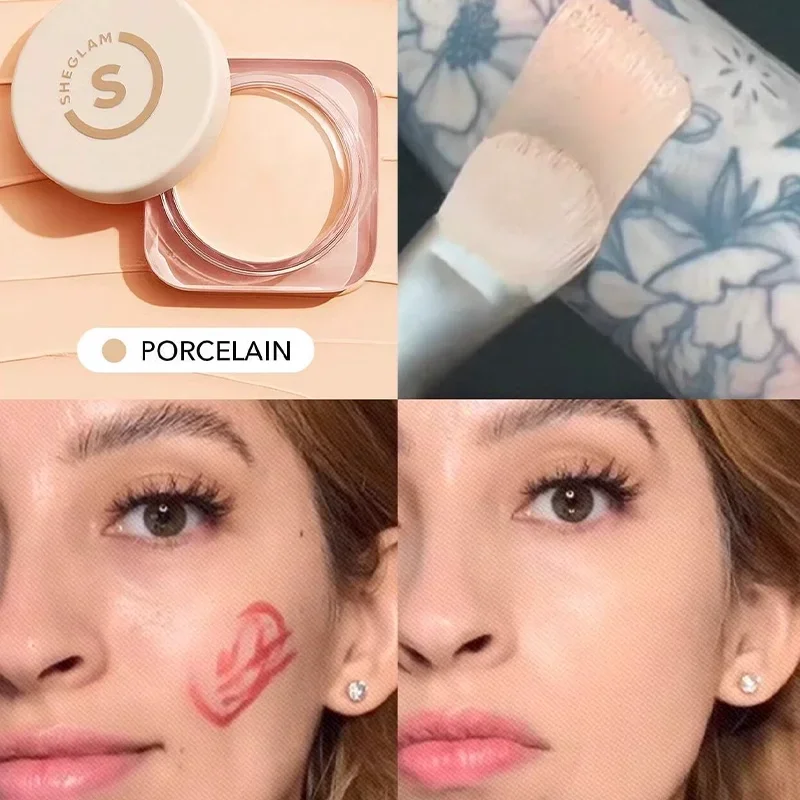

Sheglam Makeup Foundation Cream Long-lasting High Coverage Waterproof Antioxidant Non-greasy Hydration Rare Makeup Cosmetics
