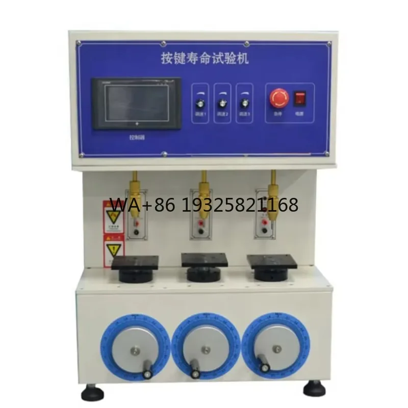 3 Station Button Life test Machine  0-500gf