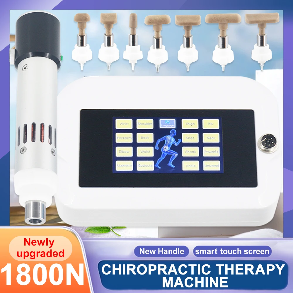 18000N Electric Chiropractic Adjusting Tools New Impulse Massage Cervical Intensity Treatment Relieve Back Pain Chiropractic Gun