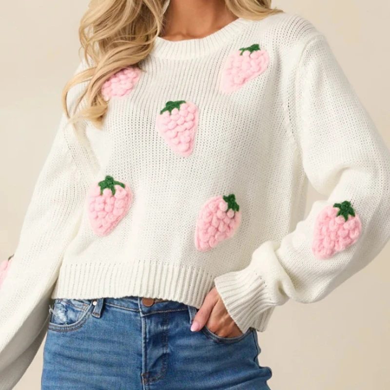 

Women's O-Neck Long Sleeves Sweater Fashion Simple 2025 Winter Pullover Jumper Knitted Female Basic Casual Sweater Pullover Tops