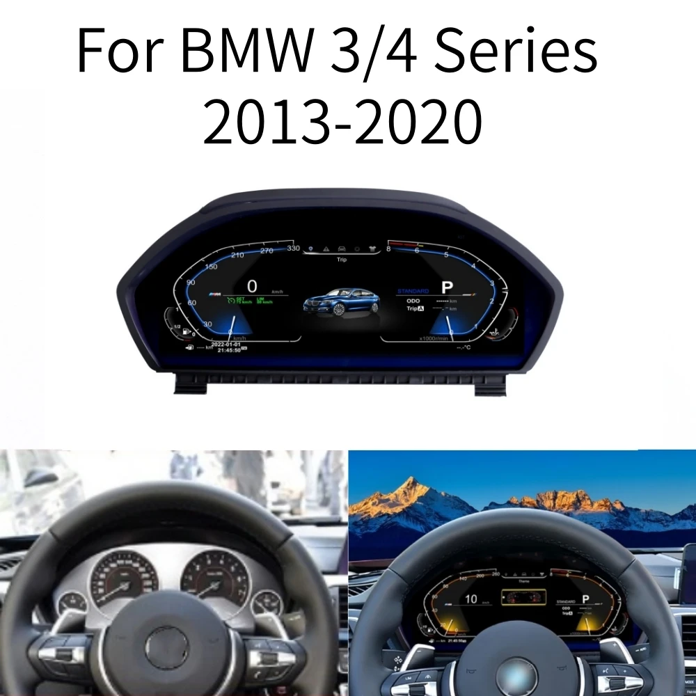 

LCD Android Screen For BMW 3/4 Series 2013-2020 Speedometer Car Digital Cluster Virtual Cockpit Dashboard Instrument Panel