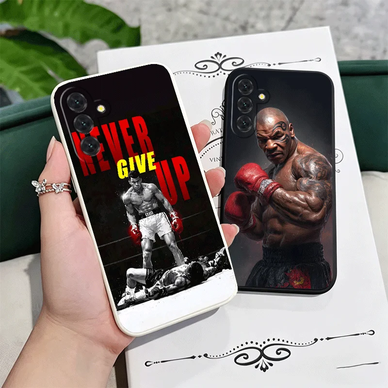 Mike Tyson Boxer Man Soft Phone Case For Samsung A17 A16 A15 A14 A13 A57 A56 A55 A54 A53 A37 A26 A25 A24 A23 A36 A35 A34 A33 Cou