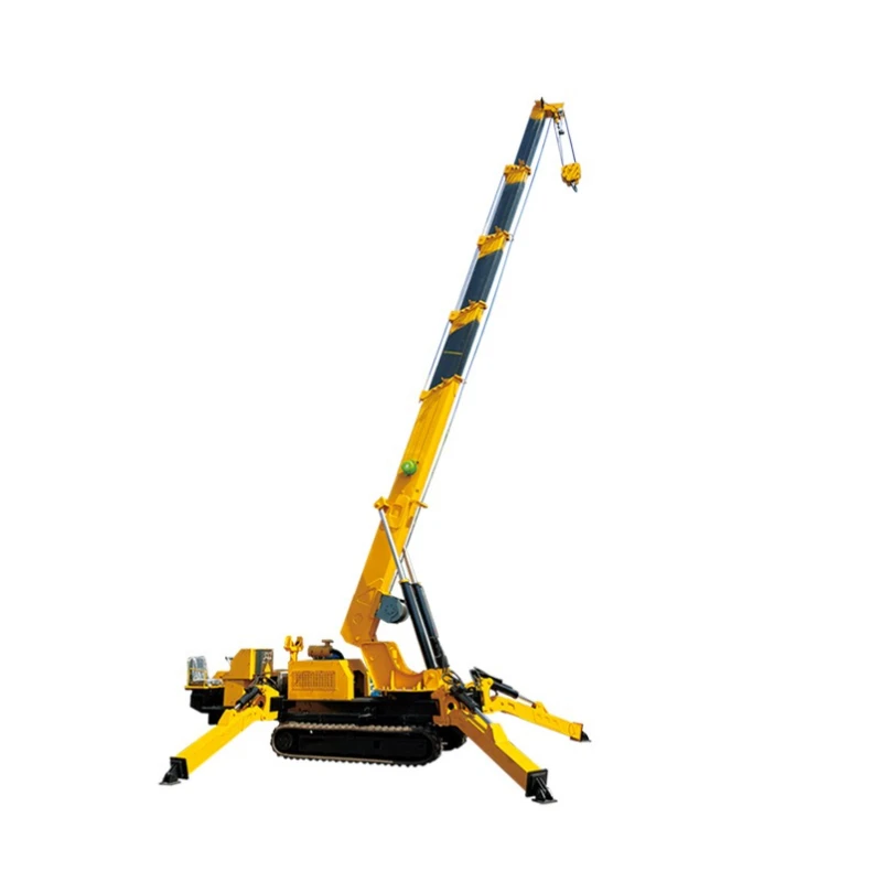 

Telescopic self-propelled crawler spider crane indoor lifting construction crane mobile micro