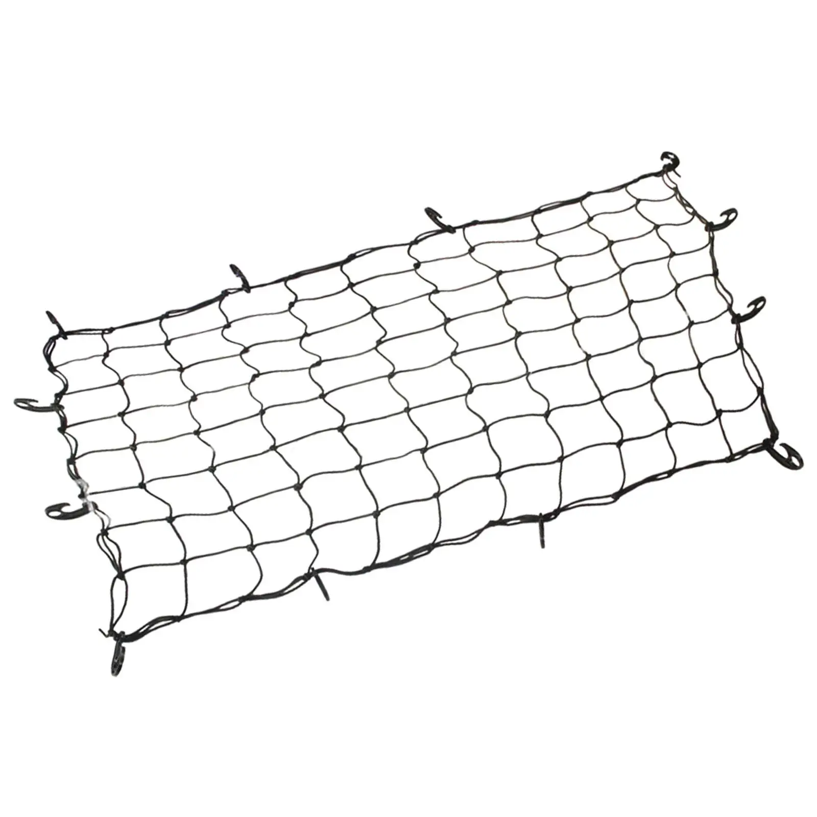 Trunk Nets Organizer Large Loads Car Cargo Storage Mesh Net Car Interior Accessories with Hooks Screws Heavy Duty Car Cargo Net