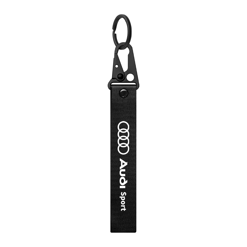 Metal sleutelhanger voor Audi Sline A1 A2 A3 A4 A4L A5 A6 A7 A8 A8L TT Q1 Q2 Q3 Q4 S8 auto sleutelringen accessoires
