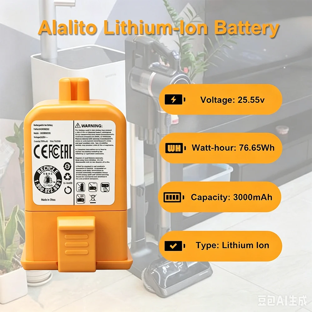 Replacement Battery 5000mAh for LG CordZero A9,A9S,P9,A9K-Core,A9MAX,A9T-Ultra,A9K-Pro,A9N,A9M,A9MULTI,A958,A958SA,A9 Plus A905M