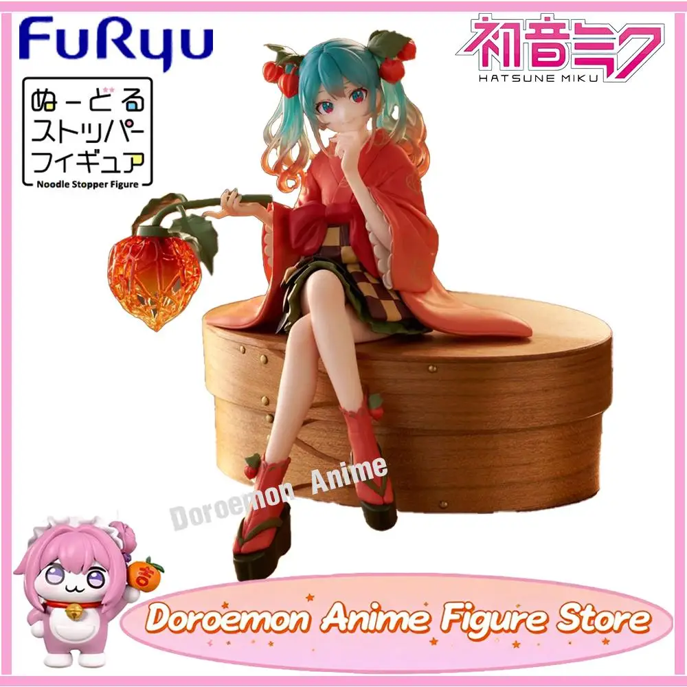予約注文フリューオリジナルヌードルストッパー初音ミク花の妖精冬桜アニメかわいいミクフィギュアコレクタブルモデルおもちゃ