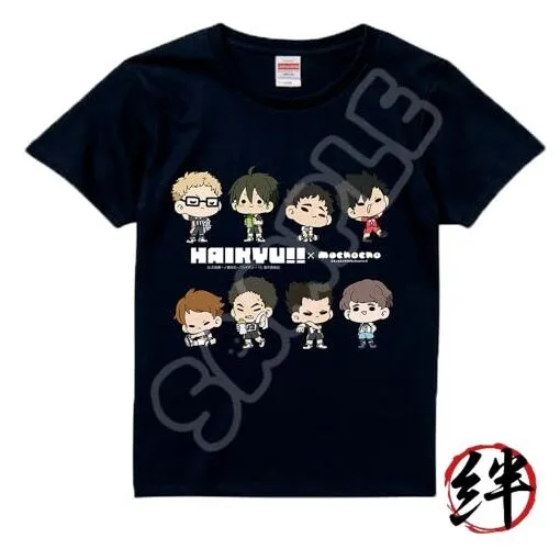 Camiseta Haikyu de la estrategia de todos, tercera edición, M YA, color negro, talla L