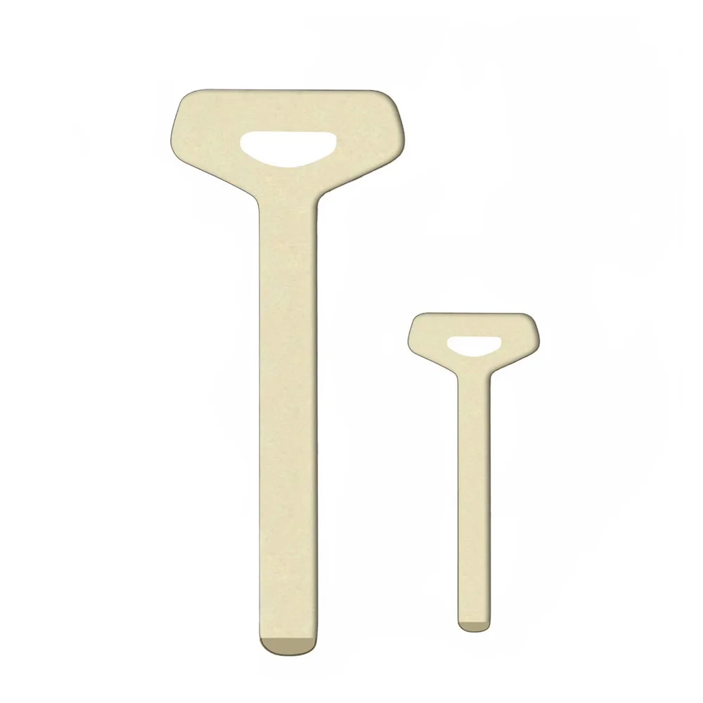 2Pcs/Lot Car Spare Mechanical Insert Key Blank Emergency Small Key Blade For Mazda EZ60 L6 Smart Remote Card Fob Replacement