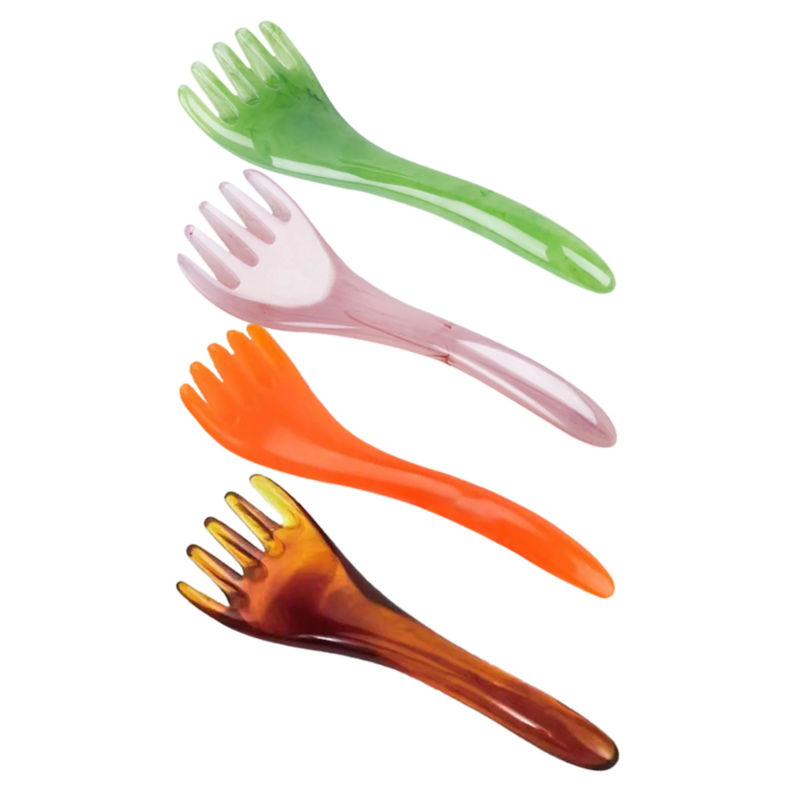 

4Pcs Head Scalp Massager Comb Resin Massage Comb for Hair Growth Stress Relief Scalp Massager Tool Relaxing Hair Scratchers