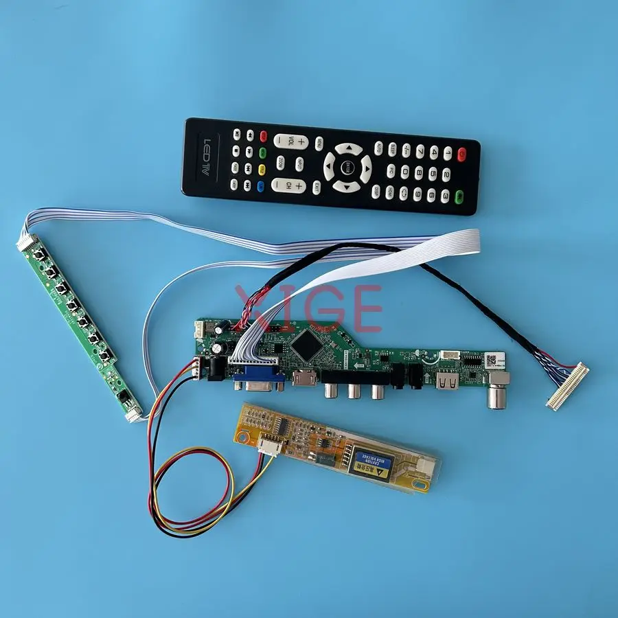 

For LTN154AT10 LTN154AT09 LTN154AT01 LTN154AT07 Matrix Controller Board Kit 1-CCFL LVDS 30-Pin 1280x800 1280*800 HDMI+VGA+AV+USB