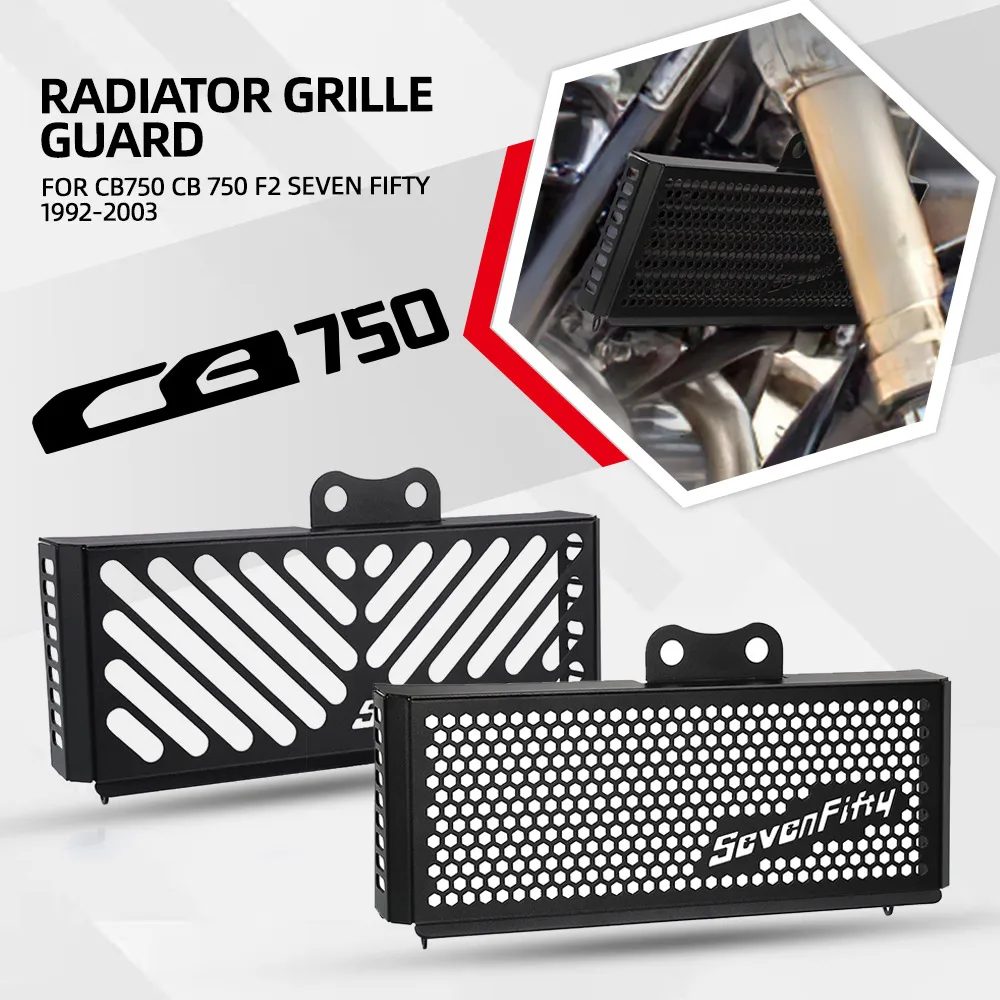 FOR Honda CB750 CB 750 F2 Seven Fifty 1992 1993 1994 1995 1996 1997 1998 1999 2000 2001 2002 2003 Radiator Guard Protector Cover