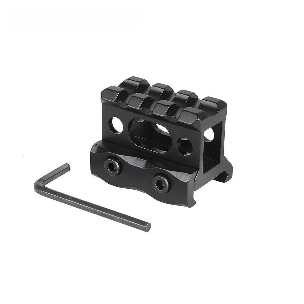 Tactical Red Dot Sight Scope Optics Mount 1 Inch Height Picatinny Mount Aluminum Alloy Scope Riser Base Mount
