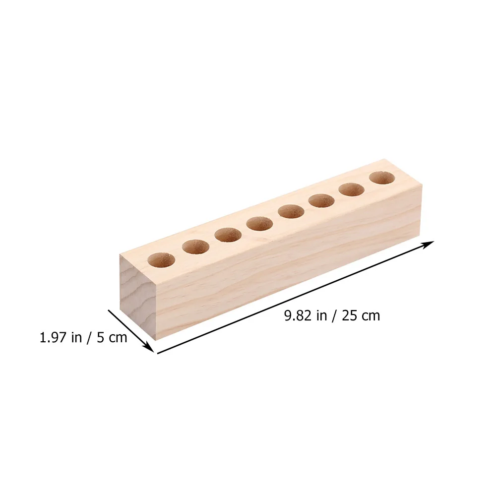 Organizer na szminki, 2 szt., wysokiej jakości drewno, na biurko, do przechowywania kosmetyków, błyszczyków, kredek do brwi, wielokomorowy, oszczędzający miejsce.