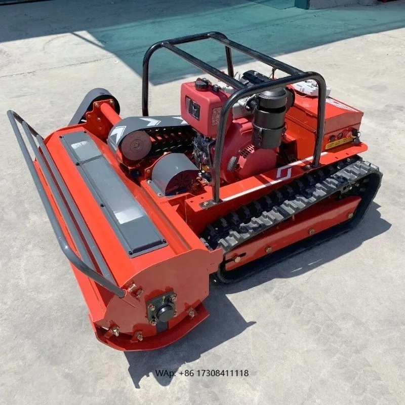 Agricultural and Forestry Equipment Robot zero Turn Flail Crawler 10HP 12HP 15HP Remote Control Lawn Mower