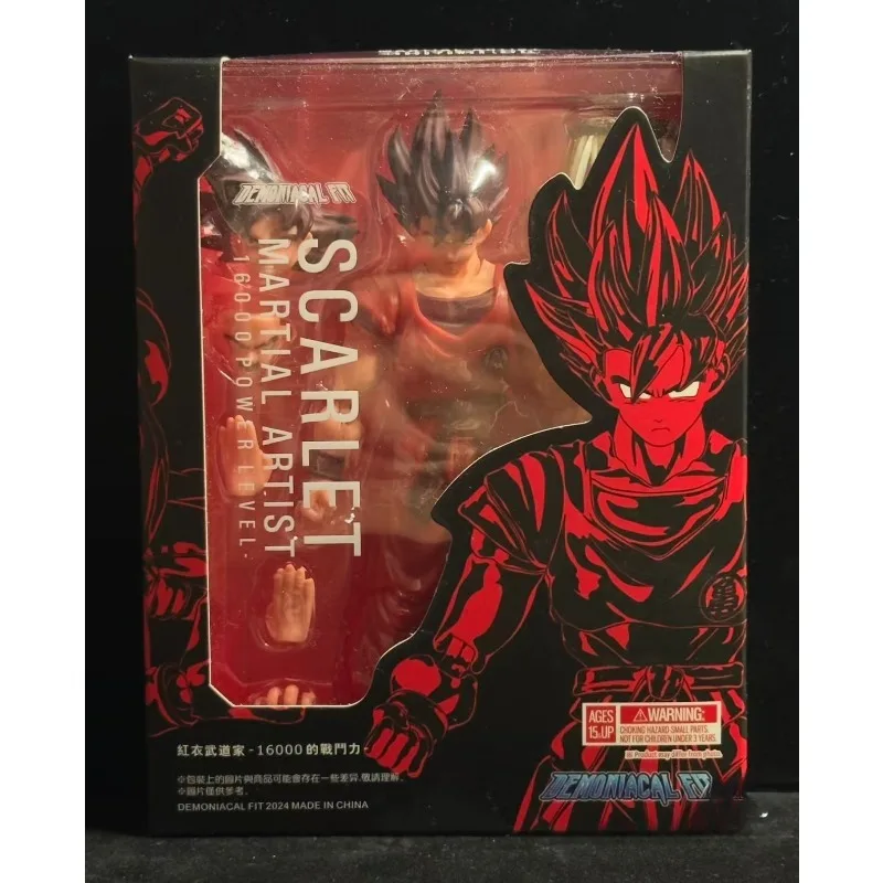 

Spot Magic Contract Movable Dragon Ball Kaio Fist Red Martial Artist 16000 Combat Power Sun Wukong Movable Figure