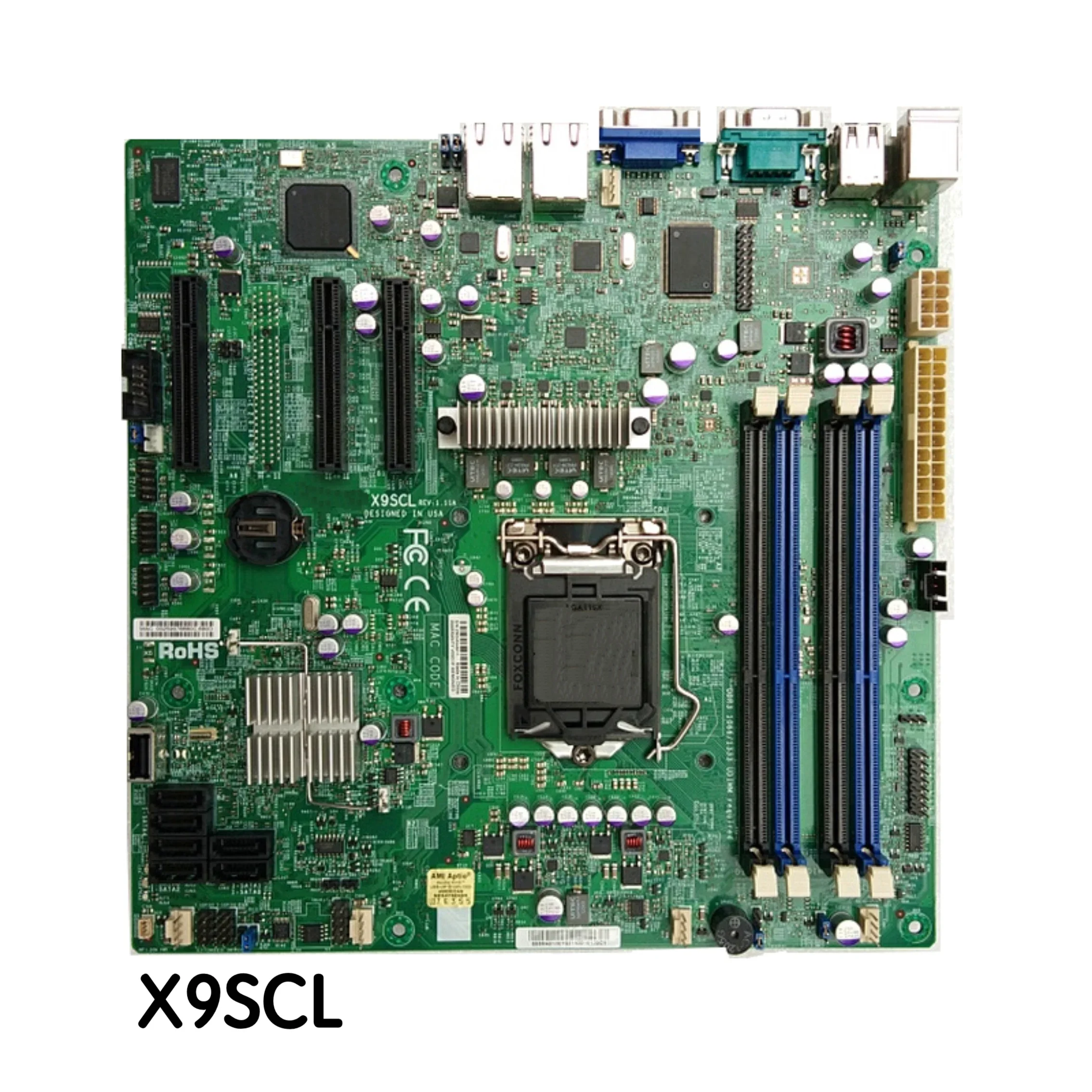 Untuk Supermicro X9SCL Server Motherboard LGA 1155 DDR3 Mainboard 100% Diuji OK Sepenuhnya Bekerja Gratis Pengiriman