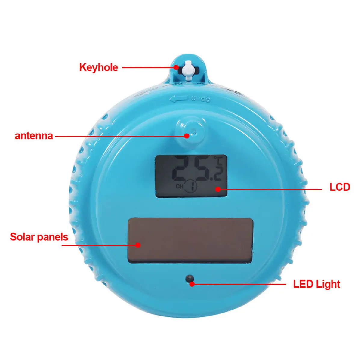 

Wireless Swimming Pool Spa Thermometer Floating Waterproof Sensor Digital Water Temperature Monitor Indoor Outdoor Water