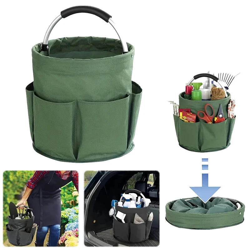 Многофункциональные сумки для инструментов из ткани Оксфорд, сумки для электриков, водонепроницаемые и износостойкие садовые сумки для хранения большой вместимости