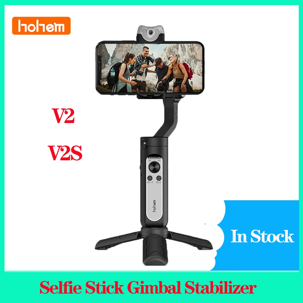 

Hohem iSteady V2 Handheld Gimbal Stabilizer for Xiaomi Redmi Huawei iPhone Samsung Smartphones AI Handheld Selfie Stick