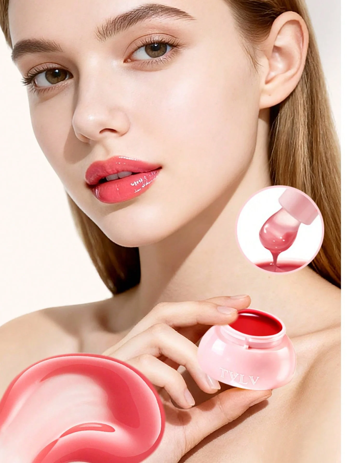 TVLV Mirror Lipstick Non fading Solid Lip Gloss Waterproof, Moisturizing, Moisturizing, Shining, Water Radiant Lip Glaze
