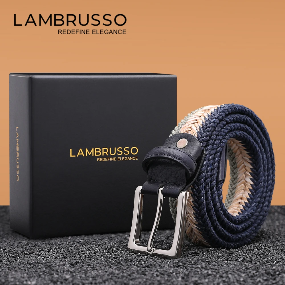 

Мужской модный ремень, доступен в различных цветах, с плетеным дизайном, стильный и универсальный.