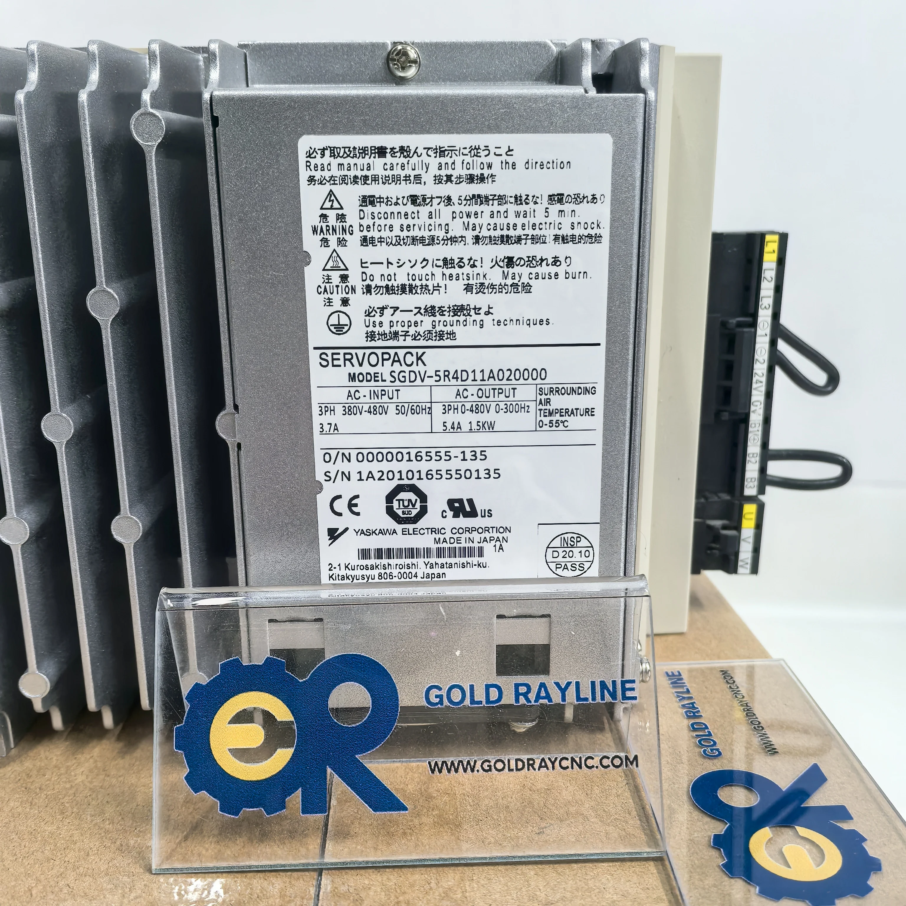 New Yaskawa SGDV-5R4D11A020000 Servo Drive In Stock