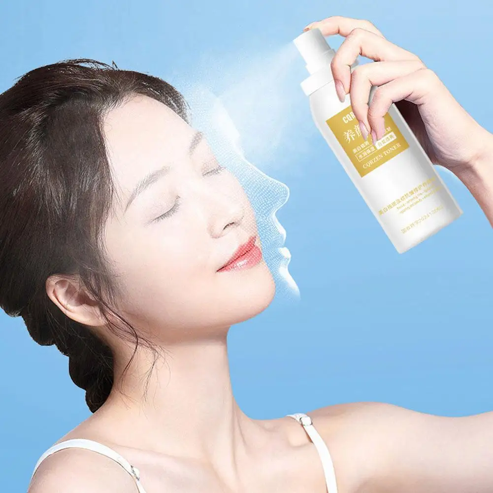 토너 스프레이 100ml 브라이트닝 하이드레이팅 토너 부드러운 리프레싱 미스트 모이스춰라이징 스프레이 잡티 제거 바디 로션 스프레이 E2A5
