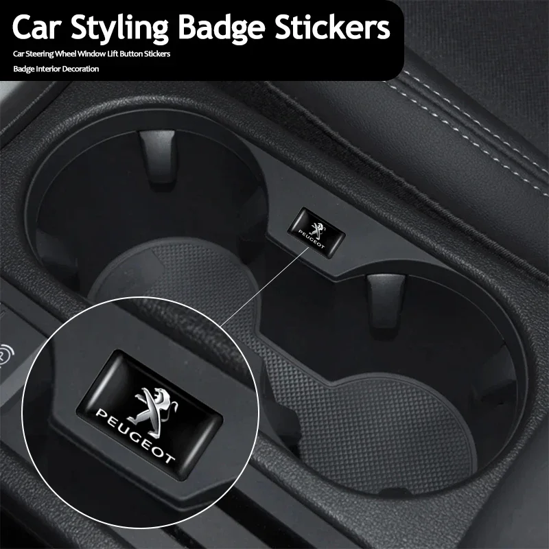 10Pcs Car Sun Visor Glasses Box Universal Sunglasses Clip Card Ticket For Peugeot 206 208 207 3008 308 2008 107 508 607 106 406