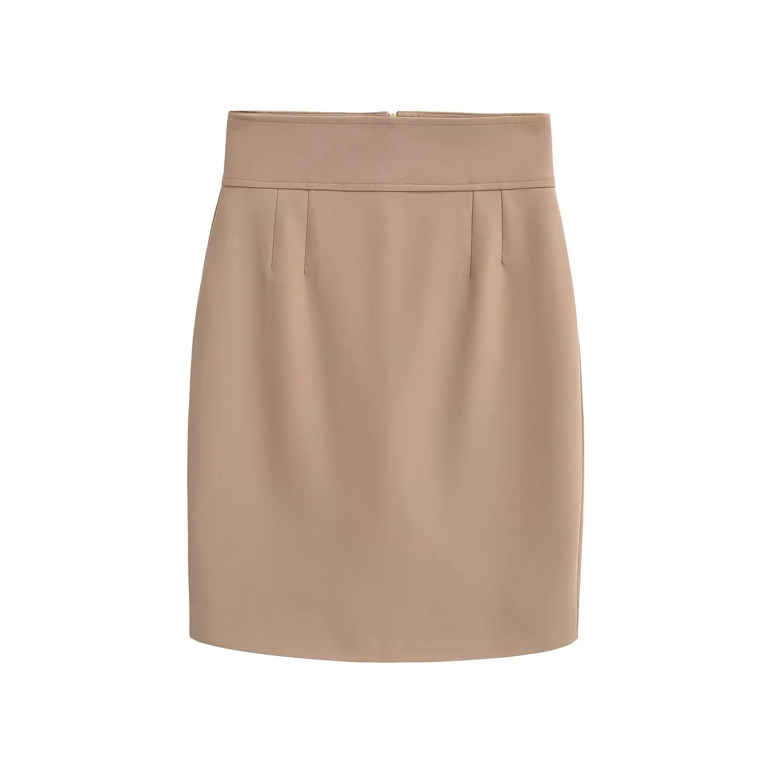 

Корейская двухслойная утягивающая юбка с высокой талией, женская юбка OL ort, юбка трапециевидной формы средней длины