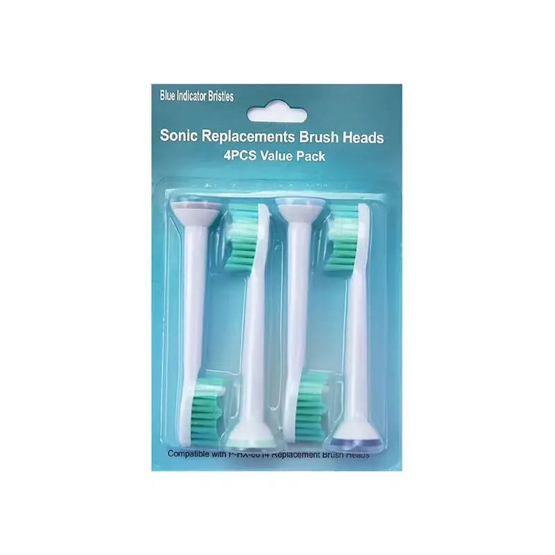 4Pcs/lot Soft Brush Head For Philips Eletric ToothBrush HX6013 HX6210 HX9342 HX9023 Oral Hygiene Removes Plaque Replacement Part